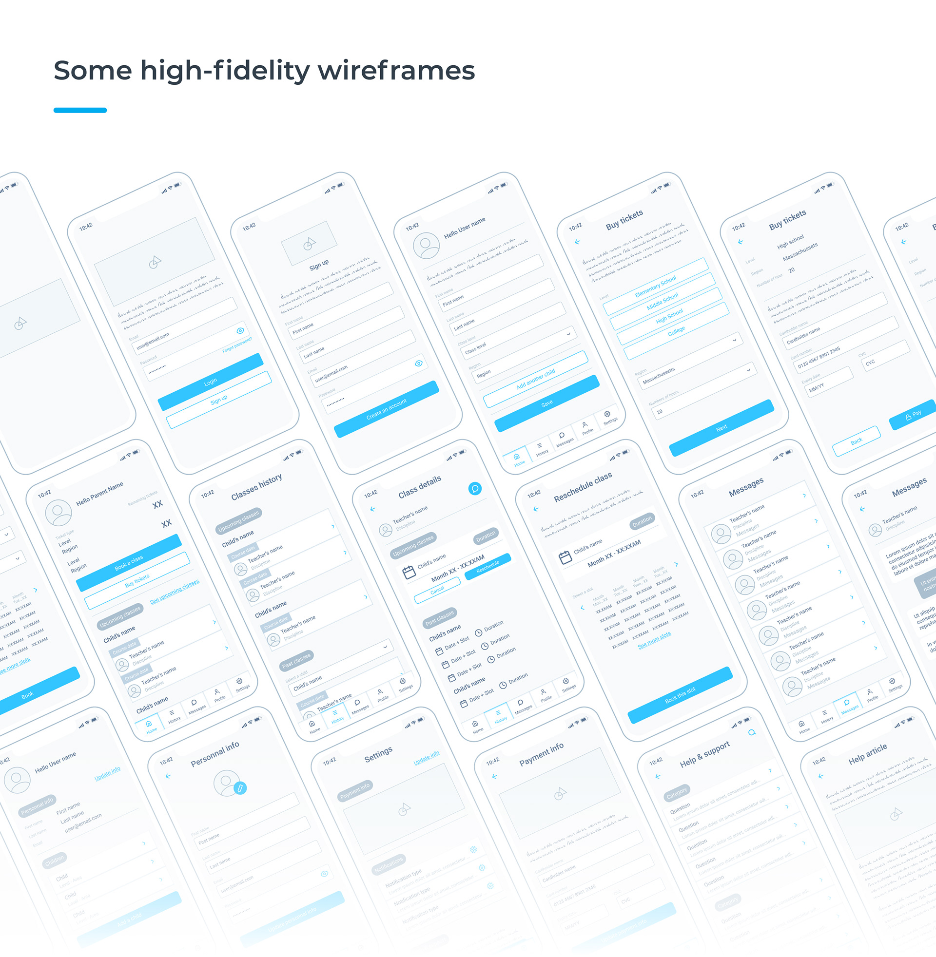 Bordas - Wireframes