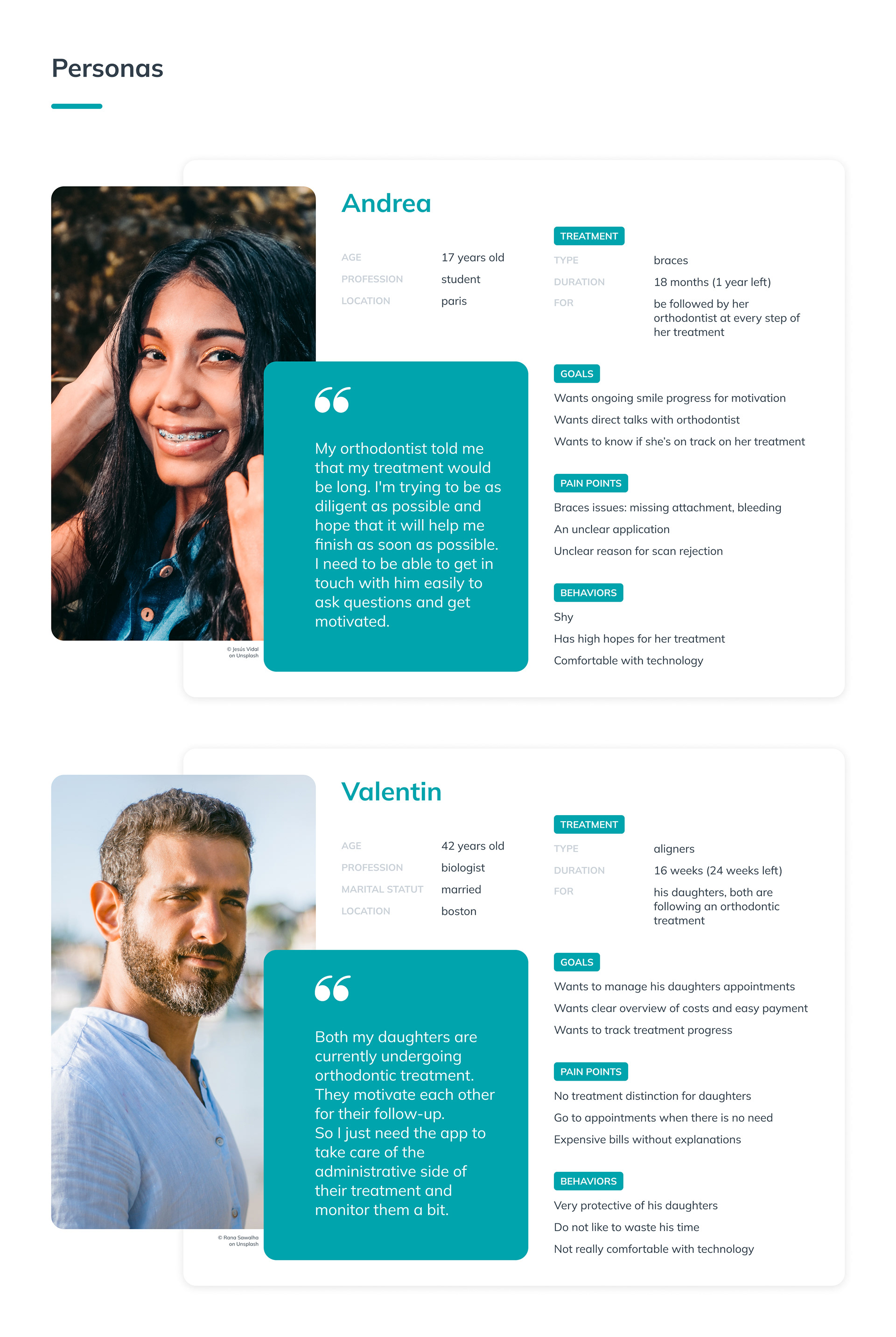 Dental Monitoring - Personas