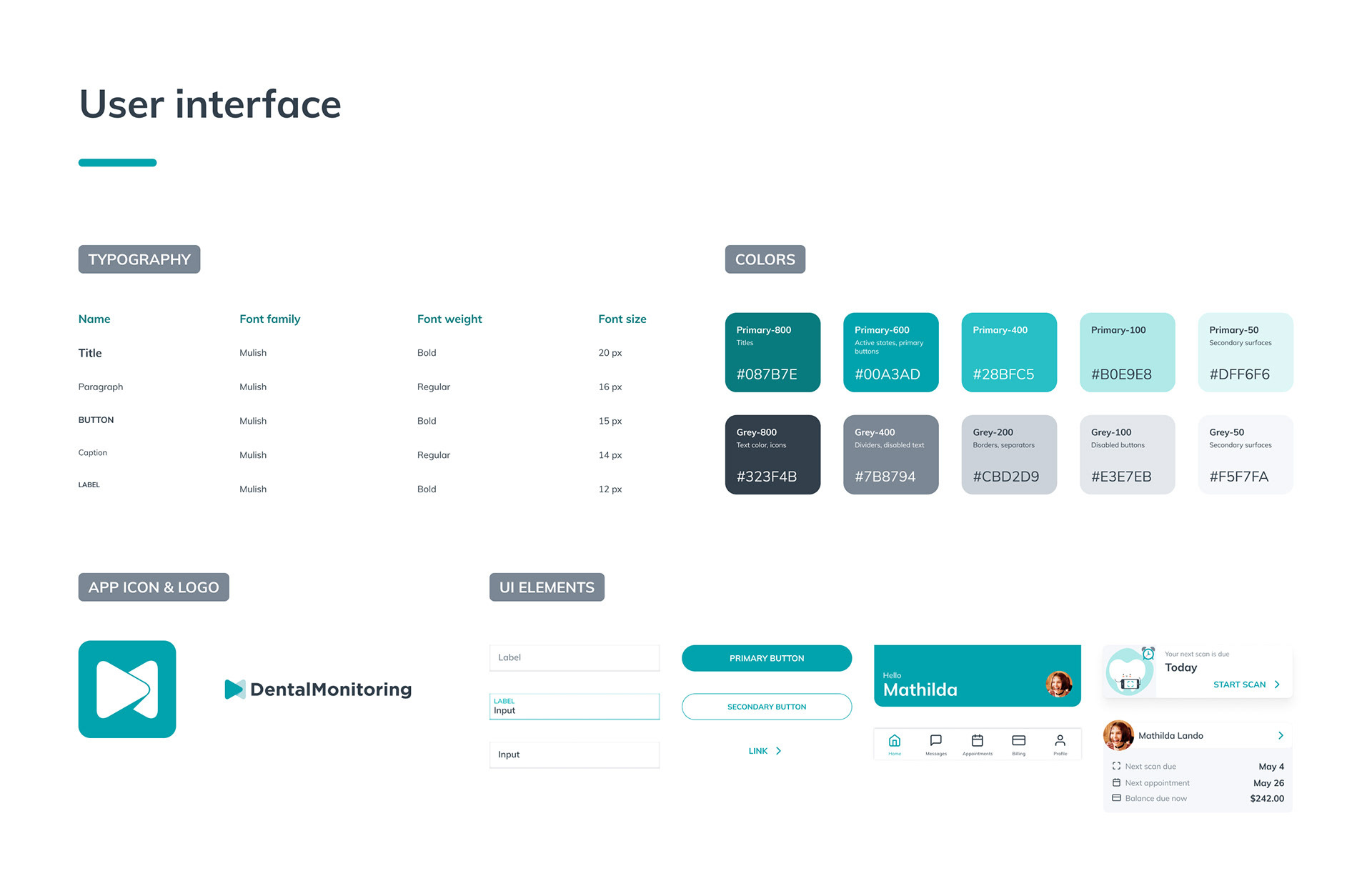 Dental Monitoring - User interface